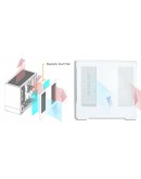 Zalman кутия Case mATX - P30 White - aRGB, Tempered Glass