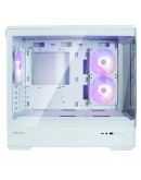 Zalman кутия Case mATX - P30 White - aRGB, Tempered Glass