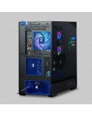 Zalman кутия Case ATX - P40 Prism Black