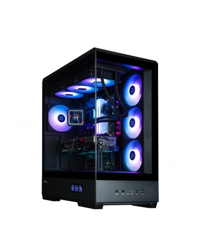 Zalman кутия Case ATX - P50 DS Black - Digital Display, Addressable RGB