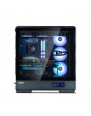 Zalman кутия Case ATX - P50 DS Black - Digital Display, Addressable RGB