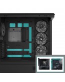 Zalman кутия Case ATX - P50 DS Black - Digital Display, Addressable RGB