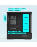 Zalman кутия Case ATX - P50 DS Black - Digital Display, Addressable RGB