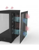 Zalman кутия Case ATX - P50 DS Black - Digital Display, Addressable RGB