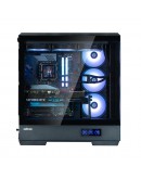 Zalman кутия Case ATX - P50 DS Black - Digital Display, Addressable RGB