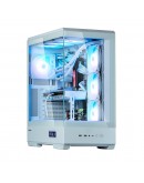 Zalman кутия Case ATX - P50 DS White - Digital Display, Addressable RGB