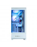 Zalman кутия Case ATX - P50 DS White - Digital Display, Addressable RGB