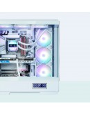 Zalman кутия Case ATX - P50 DS White - Digital Display, Addressable RGB