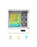Zalman кутия Case ATX - P50 DS White - Digital Display, Addressable RGB