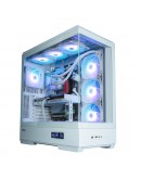 Zalman кутия Case ATX - P50 DS White - Digital Display, Addressable RGB