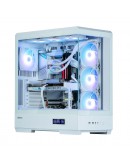 Zalman кутия Case ATX - P50 DS White - Digital Display, Addressable RGB