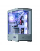 Zalman кутия Case ATX - P50 DS White - Digital Display, Addressable RGB