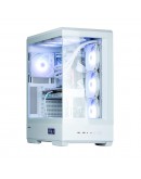Zalman кутия Case ATX - P50 DS White - Digital Display, Addressable RGB