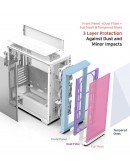 Zalman кутия Case EATX - Z10 DUO White - Mesh/Tempered Glass