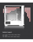 Zalman кутия Case EATX - Z10 DUO White - Mesh/Tempered Glass
