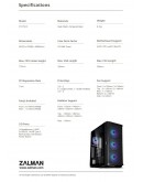 Zalman кутия Case EATX - Z10 PLUS - Tempered Glass
