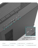 Zalman кутия Case EATX - Z10 PLUS - Tempered Glass