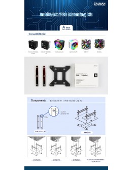 Zalman Mounting Kit LGA1700 TYPE-A for CNPS10x/16x/17x/20x - ZM1700-MKA