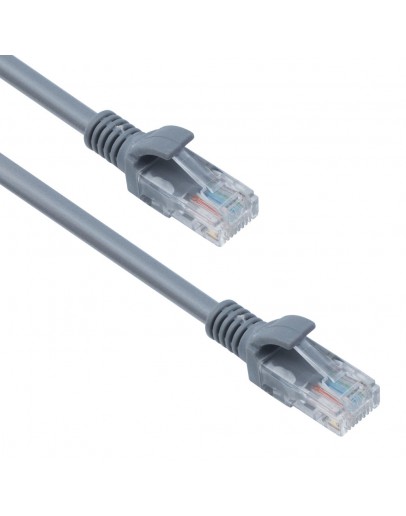 Кабел DeTech LAN - LAN, CAT5,  0.5m -18252