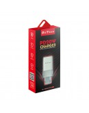 Мрежово зарядно устройство DeTech DE-61, 20W, 1 x Type-C F, PD, Бял - 40545