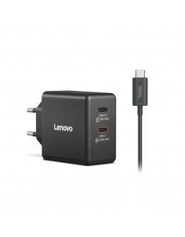 LENOVO DUAL 65W USB-C ADAPT BK