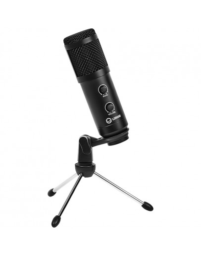 LORGAR Soner 313, Gaming Microphones, Black, USB