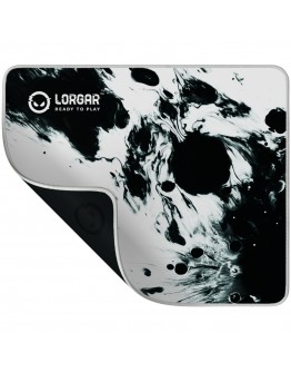 full print white and black design, bottom is