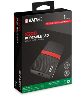 EMTEC EXT SSD X200 1T /USB-C