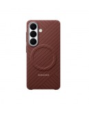 Samsung S26 Carbon Magnet Case Coral Red