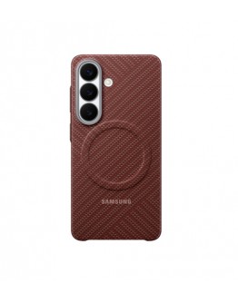 Samsung S26 Carbon Magnet Case Coral Red