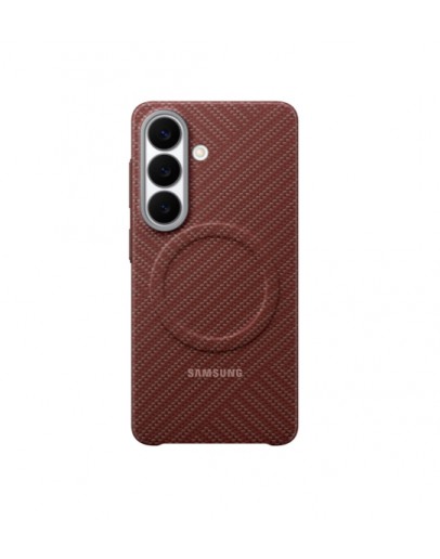 Samsung S26 Carbon Magnet Case Coral Red