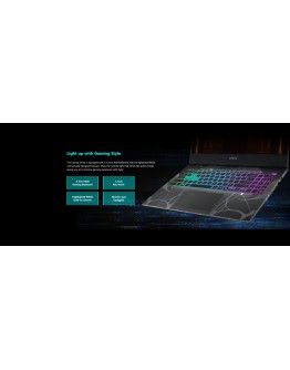 Лаптоп MSI Cyborg 15 B13WEKG, i5-13420H (8C/12T, up to 4.