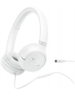 JBL TUNE 530C WHT USB-C Wired on-ear headphones