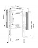 Neomounts Screen Wall Mount (fixed, ultra thin, VE