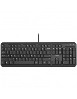 CANYON keyboard HKB-20 EN/BG Velvet Wired Black