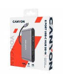 CANYON hub DS-14 8in1 4k USB-C Dark Grey