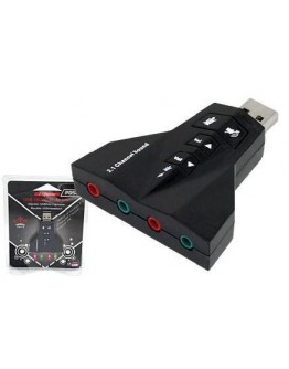 Звукова карта USB, DeTech, 7.1 ch.-17014