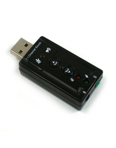 Звукова карта USB, DeTech, 7.1 - 17403