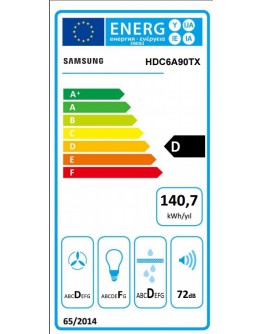 Samsung HDC6A90TX/EUR Cooker Hood,