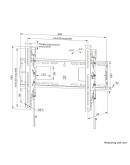 Neomounts Level-750 Wall Mount (XL, 125 kg, tiltab