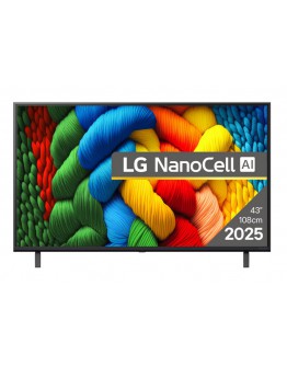 LG 43NANO80A3B, 43 4K HDR Smart Nano Cell TV, 3840