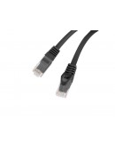 Lanberg patchcord CAT.6 utp lszh cu 0.5m black flu