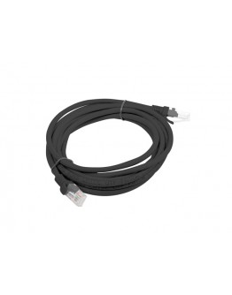 Lanberg patch cord CAT.5E 3m, black