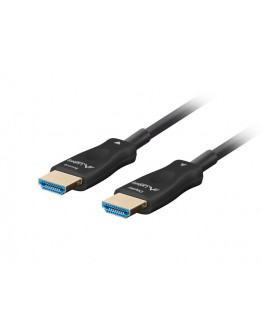 Lanberg HDMI M/M v2.1 cable 50m optical black aoc