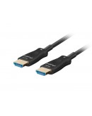 Lanberg HDMI M/M v2.1 cable 100m optical black aoc