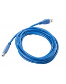 Lanberg extension cable USB 3.0 AM-AF, 3m, blue