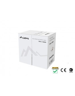 Lanberg LAN cable CAT.5e utp 305m solid cu black f