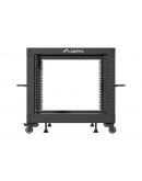 Lanberg open rack 19 9U 600x600-1100 adjustable bl