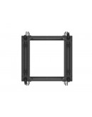 Lanberg open rack 19 15U 600x600-1100 adjustable b