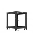 Lanberg open rack 19 12U 600x600-1100 adjustable b